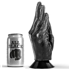 ALL BLACK - DILDO FISTING...