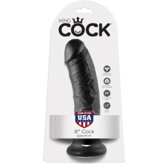 KING COCK - 8 DILDO NERO...