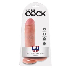 KING COCK - 8 DILDO FLESH...